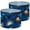 Color 4, variant on Linen Drum Lampshades Botanical Lily Floral Intricate Leaf Design Blue White Tones 13"x13"x10" Light Shade for Table Lamps Floor Lamp Shades Lampshade Replacement Assembly Required