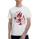 thumbnail image 2 of Hazbin Hotel Hombres Camiseta Texto Gráfico Piscina Impresión 3D Calle Casual Manga Corta Impreso Ropa Básica Blanco/M, 2 of 6