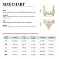 thumbnail image 4 of Kdxio Squirrel And Leaves Print Women's 2 Piece High Waisted Wrap Spaghetti Strap Summer Swimsuit Bikini Set-Medium, 4 of 7