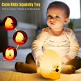 thumbnail image 3 of Children's Night Light, Cute Silicone Baby Night Light, With Touch Control, Squeezable Portable, 3 of 5