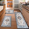 thumbnail image 2 of Kitchen Rugs Sets of 3 Non Slip Washable Kitchen Mats for Floor, Waterproof Kitchen Runner Rug, Floor Mat Carpet for Entryway, Laundry, Sink, Hallway, Bathroom, 2 of 12