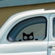 thumbnail image 3 of Pegatinas de gato negro, calcomanías de pared, dibujos animados, lindo gato, mascota, gato, pegatina de gato que mira, impermeable, divertido Auto, 3 of 5