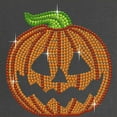 thumbnail image 2 of CafePress - Printed Rhinestone Jackolantern Maternity Tee - Maternity Dark T-Shirt, 2 of 3