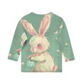 thumbnail image 3 of Jinhomg Kids Easter T Shirt Boys Girls Funny Bunny Rabbit Holiday Shirts Casual 3/4 Sleeve Cute Easter Graphic Tops for Child Kid Multicolor 3 Years, 3 of 5