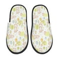 thumbnail image 2 of KLL Easter Rabbit Slippers for Women Men House Slip on Indoor Outdoor Bedroom Furry Fleece Lined Ladies Comfy Anti-Skid Rubber Hard Sole-Medium, 2 of 8