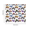 thumbnail image 3 of Xecao Cartoon Monster Trucks1 patten Tapestry 60x51 Inches Wall Hanging Poster Tapestry for Living Room Bedroom Home Decor, 3 of 6