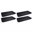thumbnail image 3 of CIMAXIC 4Pcs Thickened Flowerpot Bases Flower Pot Storage Tray Rectangular Trays (Black),21.65"X10.63"X1.77", 3 of 4