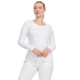 thumbnail image 6 of HEAL+WEAR Women's Long Sleeve Underscrub Shirt Lightweight Stretch 4-Way Stretch Base Layer for Nurse Beauty Salon Workwear Clinical Scrubs Layering Tee, 6 of 7