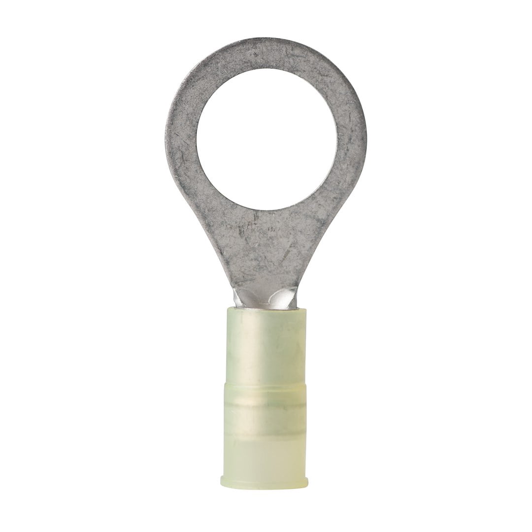 Ancor 210227 Nylon Insulated Ring Terminal 12-10 Gauge Wire Yellow 25 Pack