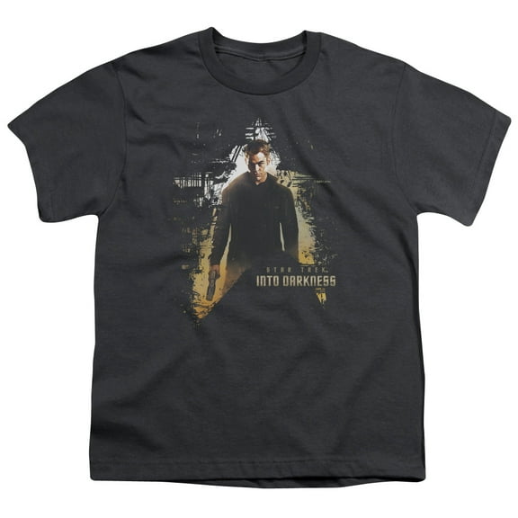 Star Trek Men's  Dark Hero Youth T-shirt Charcoal