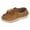 Yellow, variant on Womens Platform Boat Shoes Lace up Round Toe Suede Loafers Western Fringe 2026 Casual Dressy Lug Sole Flat Shoes Yellow Size 9.5