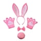 thumbnail image 1 of 4x conjunto de disfraces de para niños adultos, lindos accesorios de disfraces de animales, diadema con orejas de conejo, guantes, pajarita y, 1 of 8