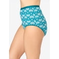 thumbnail image 4 of Comfort Choice Plus Size 5-Pack Tag-Free Full Coverage Cotton Brief, 4 of 6