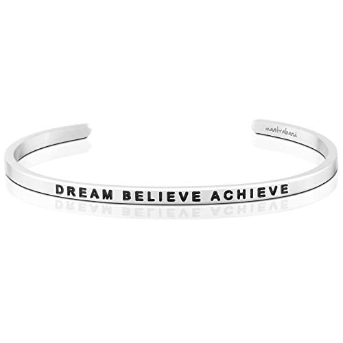 Gifts for Artists and Creators IMAGINE CREATE LIVE Bracelet Adjustable Stamped Bangle Bracelet One Size Fits Most Artist Jewelry