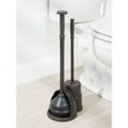 thumbnail image 3 of mDesign Hidden Plunger and Brush Set for Bathroom Toilet - 2 Pack, Bronze, 3 of 9