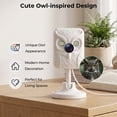 thumbnail image 4 of Owl Indoor Security Camera 2K, 5G/2.4G WiFi Home Camera with Color Night Vision, Pet Camera Dog Cat Monitor, Baby Nanny Cam with 2-Way Audio, PIR Motion Detection, MicroSD/Cloud Storage, Magnetic, 4 of 11