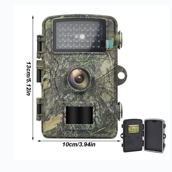 Herunwer Weatherproof 1080P HD Trail Camera with Night Vision, Long Standby, and Motion Detection