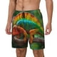 thumbnail image 1 of Balery Chameleon Bañador para hombre, shorts de playa de secado rápido con entrepierna y forro de compresión-Small, 1 of 6