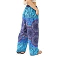 thumbnail image 4 of Women's Harem Elephant Pants - Bamboo Fabric, Elastic Waistband with Bow-Tie - One Size, 4 of 6