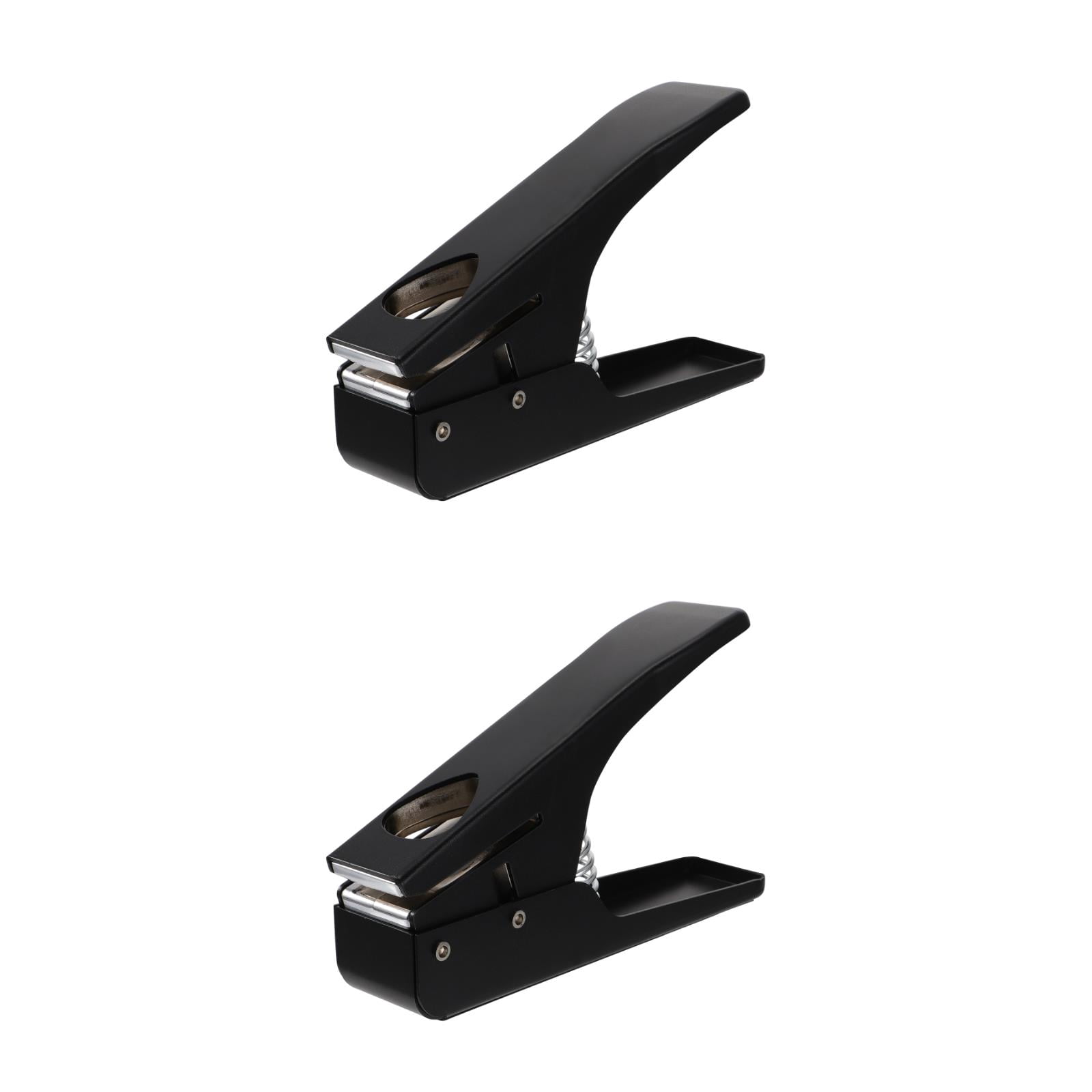 OUNONA 2pcs Guitar Cutter Punch DIY Ukulele Making Tool Portable Iron Hole Punch