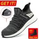 thumbnail image 1 of Zapatos de trabajo de seguridad para hombre, puntera de acero indestructible antigolpes, botas a prueba de pinchazos, zapatillas ligeras para hombre y mujer, cómodas zapatillas 41, 1 of 1