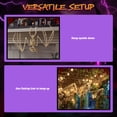 thumbnail image 3 of Yescom 4Pcs Bat Skeleton Halloween Decor Plastic Hangable Indoor Outdoor Haunted House Party 2026, 3 of 9