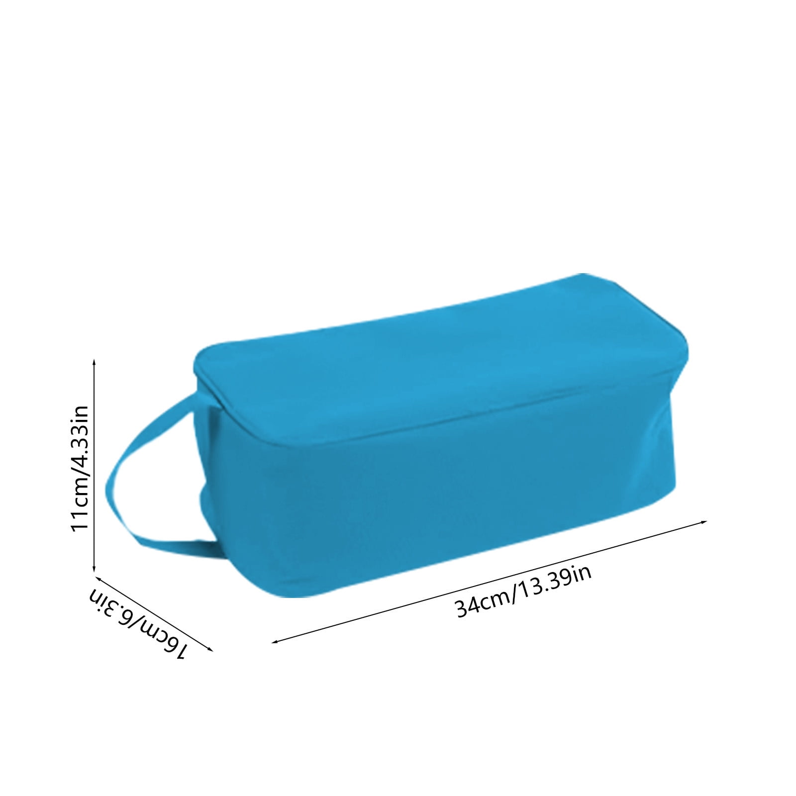 VQPeo Transparent Shoe Storage Bag - Reusable & Washable Oxford Cloth Travel Shoe Organizer, Sturdy Carry Bag for Men & Women, Ideal for Travel, Moving & Home Organization