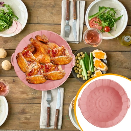 

Tiitstoy Reusable Air Fryer SILICONE BAKING Pad Foldable Fryer Tray Pad