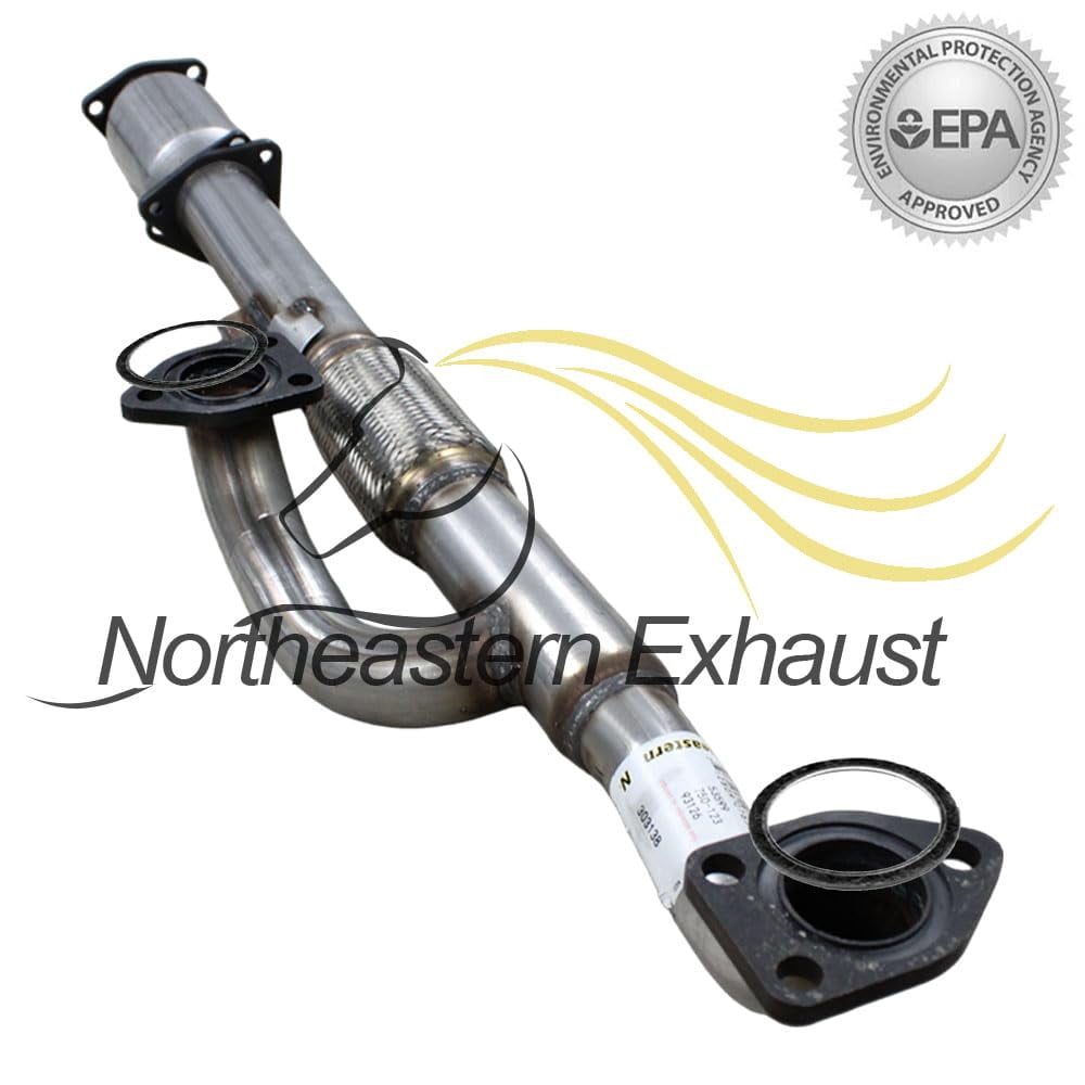 Northeastern Exhaust Front Pipe, Catalytic Converter & Muffler Kit Fits 2003 Acura MDX 3.5L - Direct Fit EPA-Approved | Stainless Steel Complete System