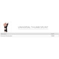thumbnail image 3 of Ossur Black Hook and Loop Strap Thumb Splint for Either Hand 30000, 3 of 4