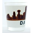 thumbnail image 2 of Dallas Texas Sunset Skyline Shot Glass, 2 of 3