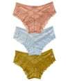 thumbnail image 4 of B91xZ Culottes pour Femmes, Bikini Basique Imprimé, Culottes pour Femmes, Jaune S, 4 of 4