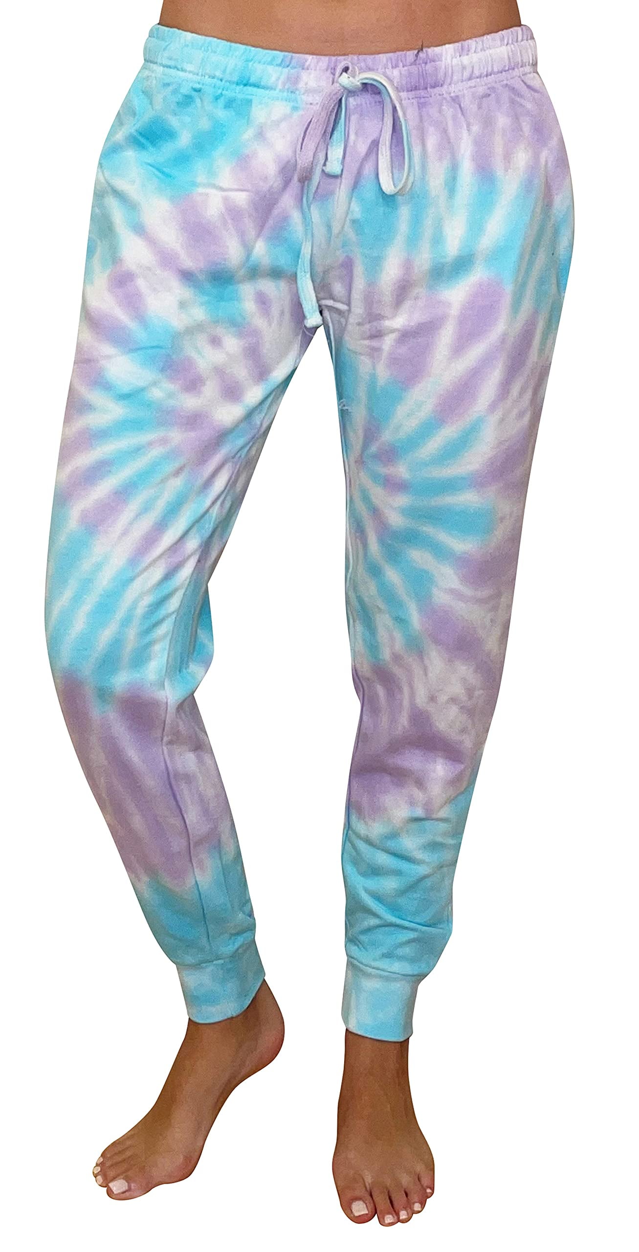 Women's Clothing Tie Dye Pastel Sweatpants Pastel Rainbow Tie