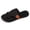 Black, variant on Flip Flops for Women Mesh Gladiator Flat Sandals Solid Color Strappy Slip on Beach Shoes Casual Slides Red Size 8.5