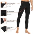 thumbnail image 3 of Ropa interior térmica para hombre, calzoncillos largos, leggings térmicos, pantalones de capa base con forro polar para uso diario, para exteriores en invierno., 3 of 5
