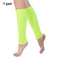thumbnail image 2 of 2pack / Lot Rétro Jambe Texture Chaleur Tendance Fashinable 2 Pièces et Jambe pour les Occasions - Multicolore Doux Peau-Friendly Jaune Vif, 2 of 7