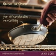 thumbnail image 4 of Anolon Accolade Forged Hard Anodized Nonstick Frying Pans Skillet Set, 8 Inch and 10 Inch - Moonstone gray, 4 of 4