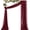 Burgundy, variant on AUR  Wedding Arch Draping Fabric, Sheer Backdrop Curtain, Extra Long Lightweight Gauze Drapes, 1 Panel 29 in x 20 ft, for Wedding Ceremony Church Events Decor, White Gauze