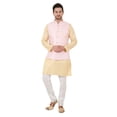 thumbnail image 1 of eloria Men's Nehru Jacket Waistcoat Indian Waistcoat Blazer Jacquard Jacket, 1 of 7