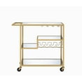 thumbnail image 4 of Serving Cart | For Wine and Tableware Display in Dining Areas | Metal Frame and 3mm Ply Shelves | Solves Dining Area Storage Problems, 4 of 4