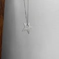 thumbnail image 5 of Fashion Simple Vintage Antique Silver Color Irregular Hollow Star Necklace, 5 of 7