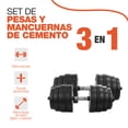 thumbnail image 3 of Set de Mancuernas Ajustables Altera 40 kg con Barra Recta y Discos Intercambiables, 3 of 8