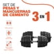thumbnail image 3 of Set de Mancuernas Ajustables Altera 40 kg con Barra Recta y Discos Intercambiables, 3 of 8