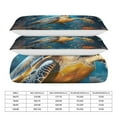 thumbnail image 2 of Nautical Green Sea Turtles 3 Pieces Duvet Cover with Zipper Closure,Premium Polyester Lightweight Bedding Set, 2 of 6