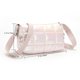 thumbnail image 3 of Bolsa bandolera de invierno de nailon acolchado a cuadros para mujer, bandolera suave para el trabajo (rosa) Ehuebsd Para Estrenar, 3 of 9
