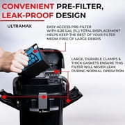 Aquael Ultramax 2000 Canister Fish Tank Filter - Aquarium Sponge Filter System - Large Aquarium Water Filter Pump 100-185 Gallons