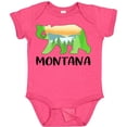 thumbnail image 3 of Inktastic Montana Lake and Trees in Bear Silhouette Boys or Girls Baby Bodysuit, 3 of 5