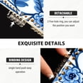 thumbnail image 3 of FORMRS 1-Subject Spiral Notebook 8" x 5" College Ruled 60 Refillable Sheet A5 Hard Cover, 2 Pack, Blue Floral Pattern, 3 of 7