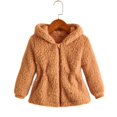 thumbnail image 1 of Chill Girl's Blusa Pelinho Infantil con Capucha GORRA Tedy Teddy Jacket Ted Chilly Clothing Warm Set Deng Xun unisex, 1 of 2