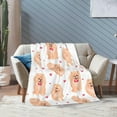 thumbnail image 4 of Pomeranian Blanket Super Cozy Soft Pomeranian Throw Blanket Warm Plush Fluffy Pomeranian Dog Stuff Gifts for Women Girls Fleece Flannel Gift Blankets for Kids Adults 60"X50", 4 of 6